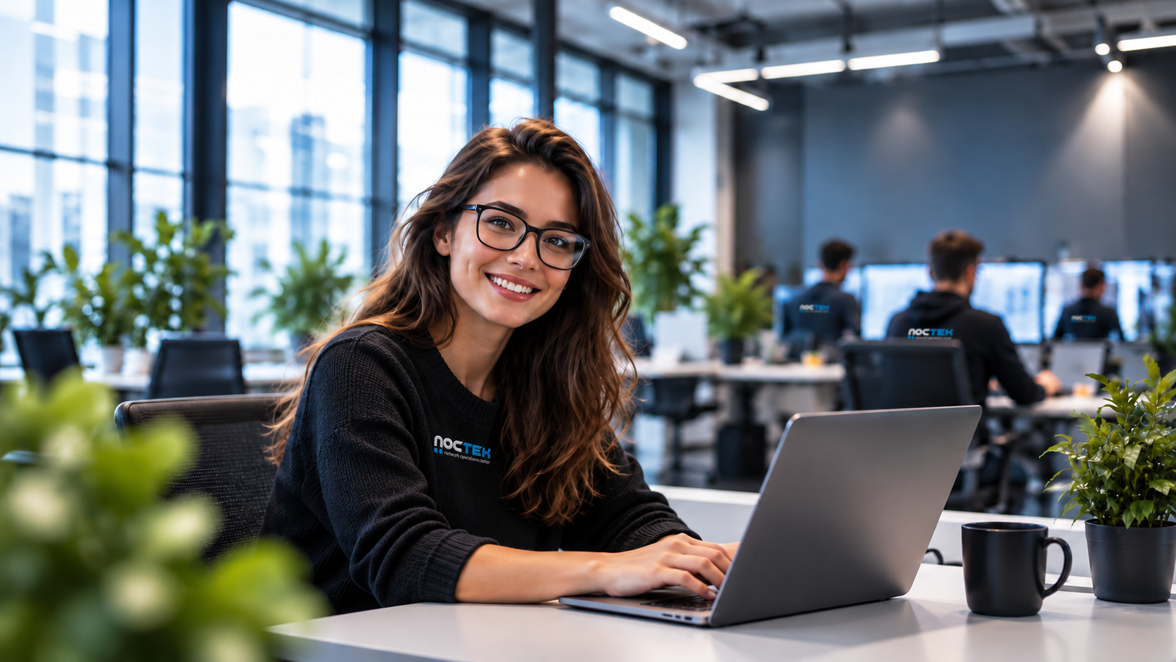 Engagierte IT-Spezialistin im noctek Team